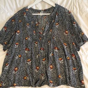 Flowly Autumnal Floral Blouse